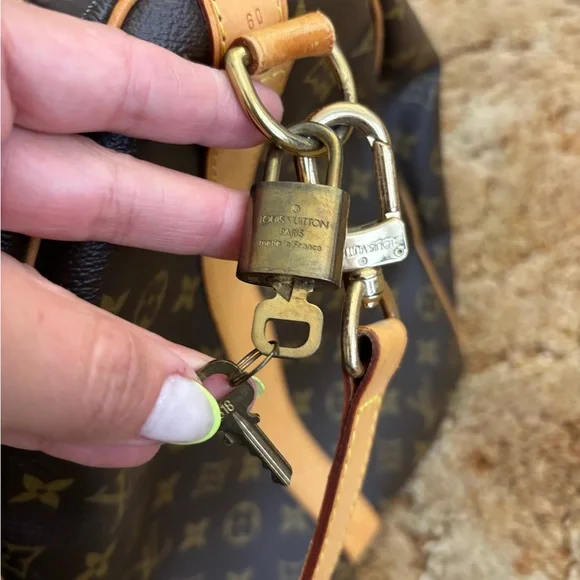 Authentic Louis Vuitton Brown Monogram Keepall Duffel Bag Final price! - Picture 7 of 15